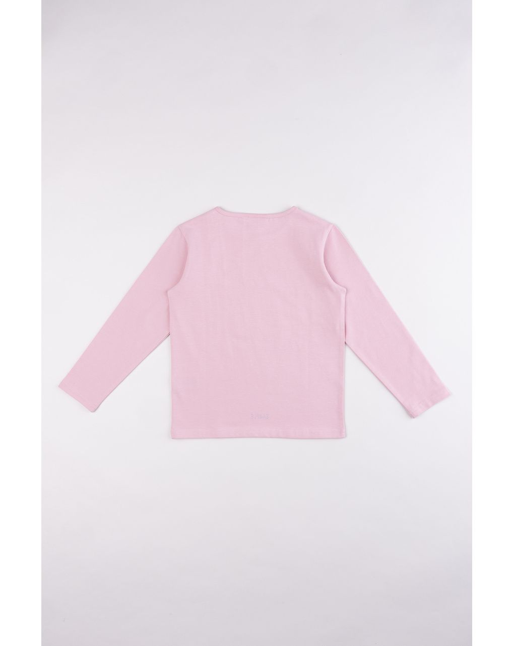 T-shirt bambina maniche lunghe rosa con grafica capybara - "capyfun"