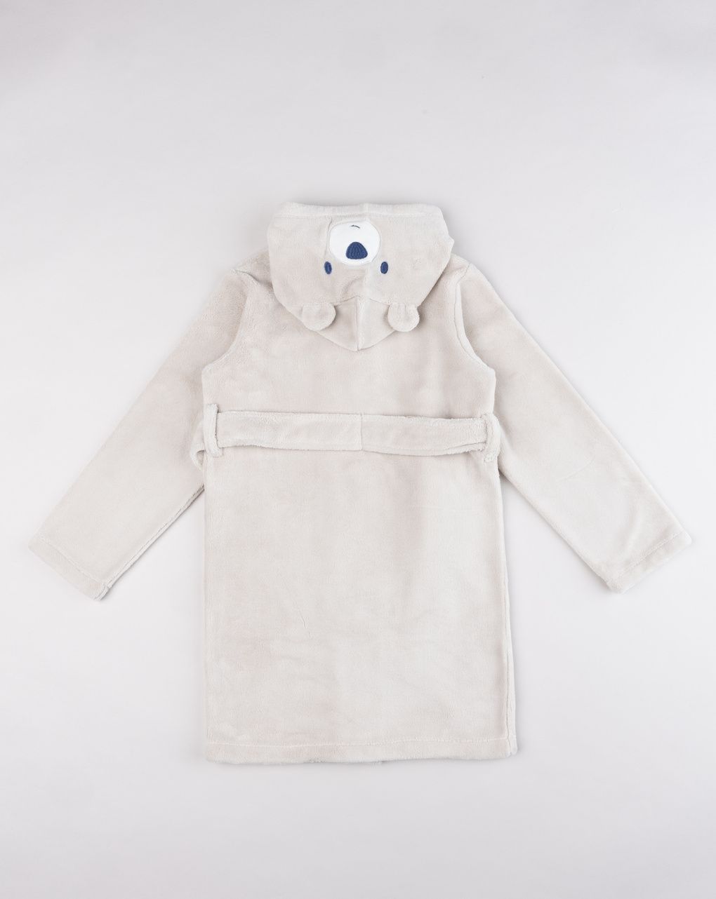 Vestaglia orsetto a manica lunga beige bambino