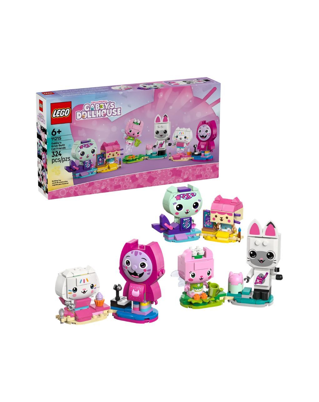 Lego la casa delle bambole di gabby 11215 gli amici gattini di gabby