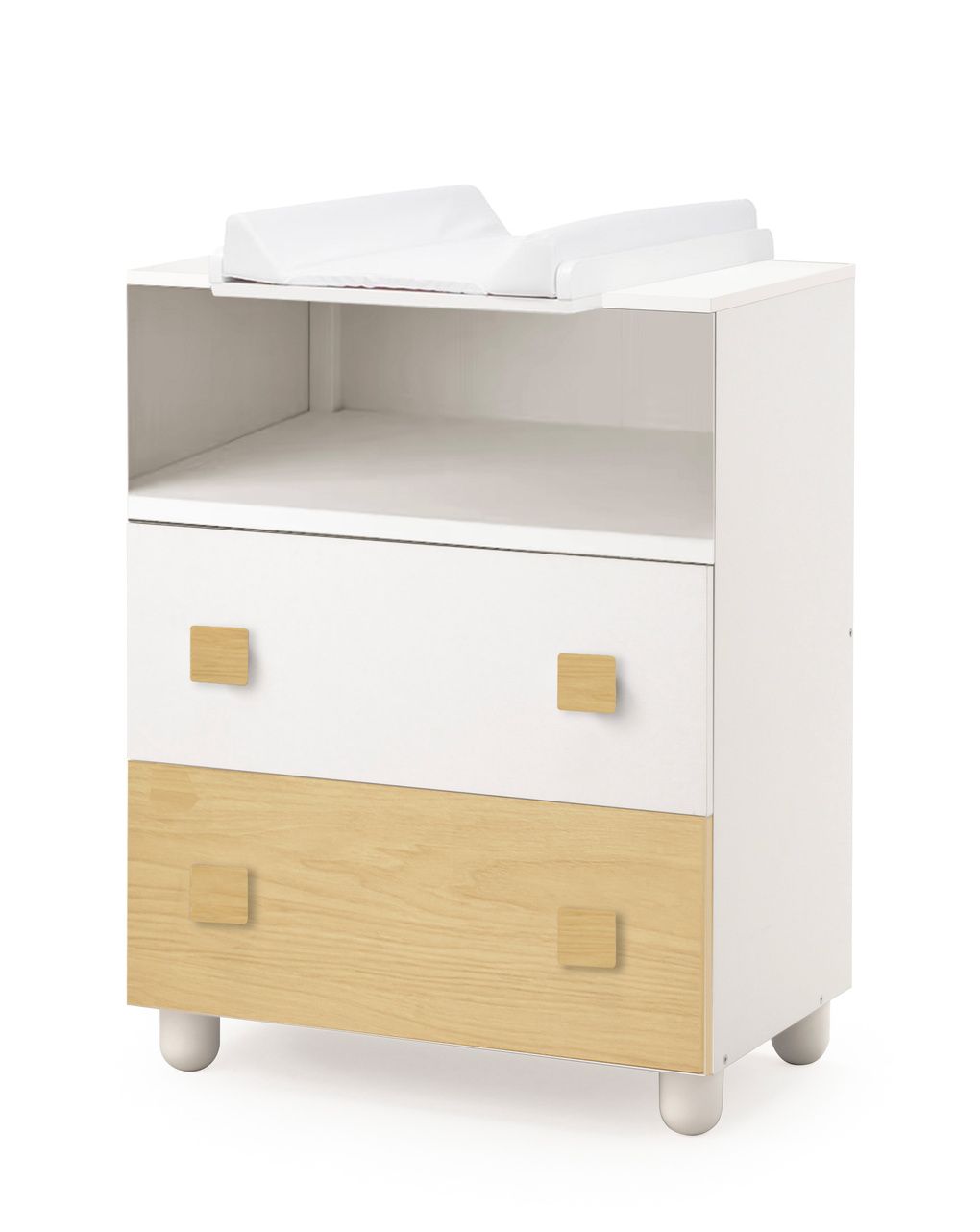 Cassettiera easy change naturale - italbaby