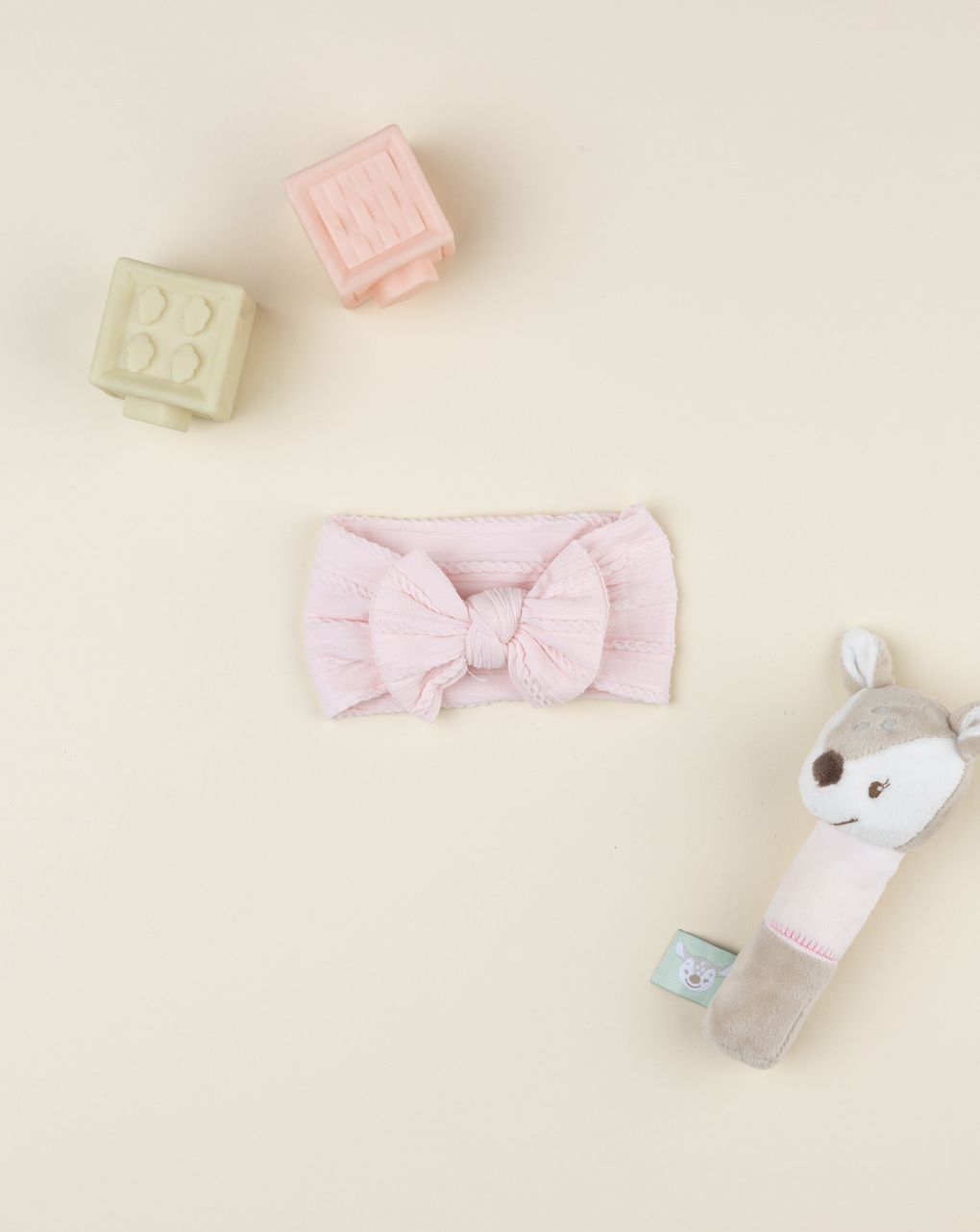 Fascia capelli bimba rosa