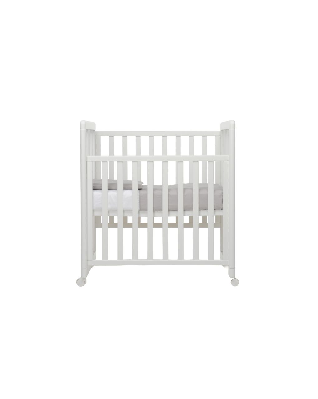 Lettino forever 8 in 1 bianco tessile grey - brevi