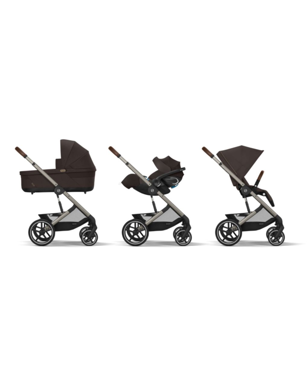 Trio balios s lux tpe nav rich cloud g3 pls chocolate brown+adatt - cybex
