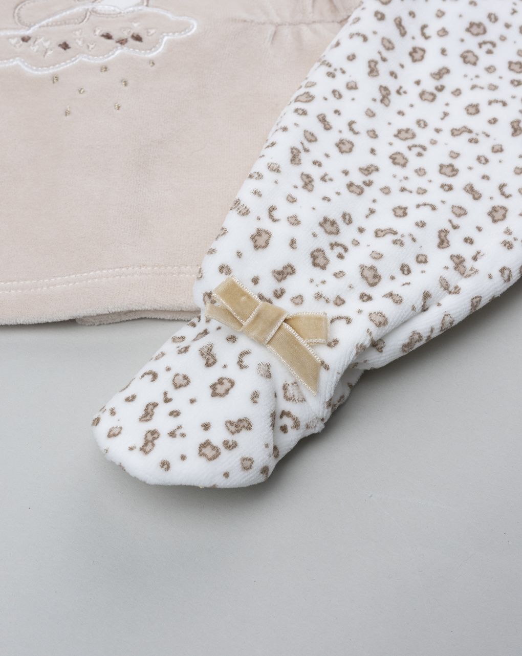 Completo bimba neonata in ciniglia tigre