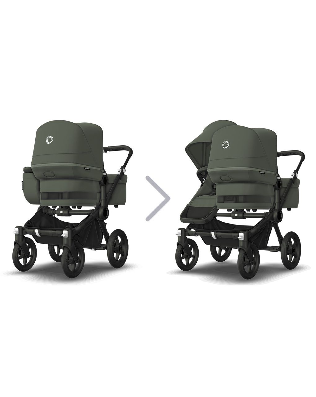 Kit di conversione donkey 5 fratellare forest green - bugaboo