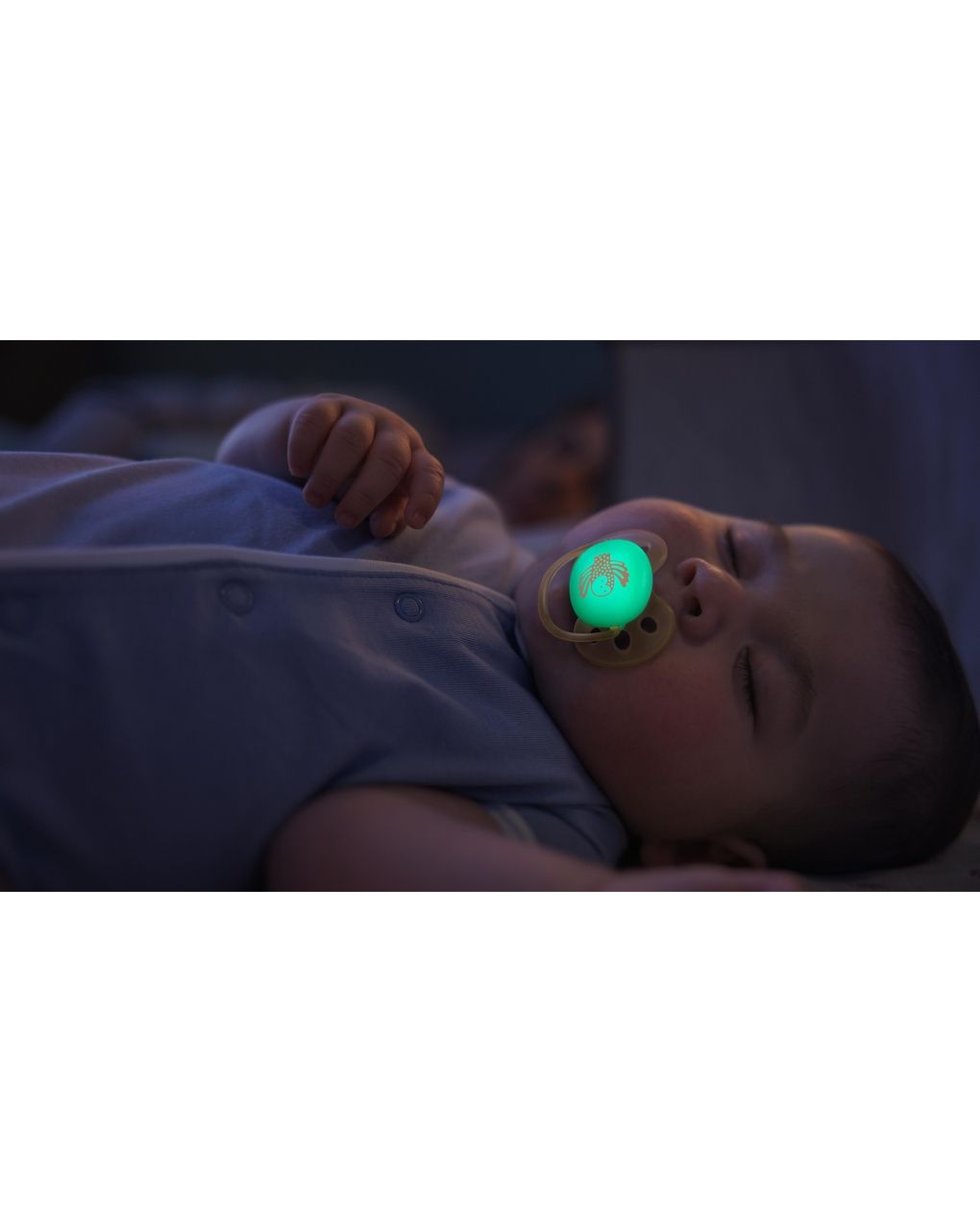Succhietto ultra soft notte 0-6m cappuccio fluorescente no bpa per pelli sensibili - philips avent