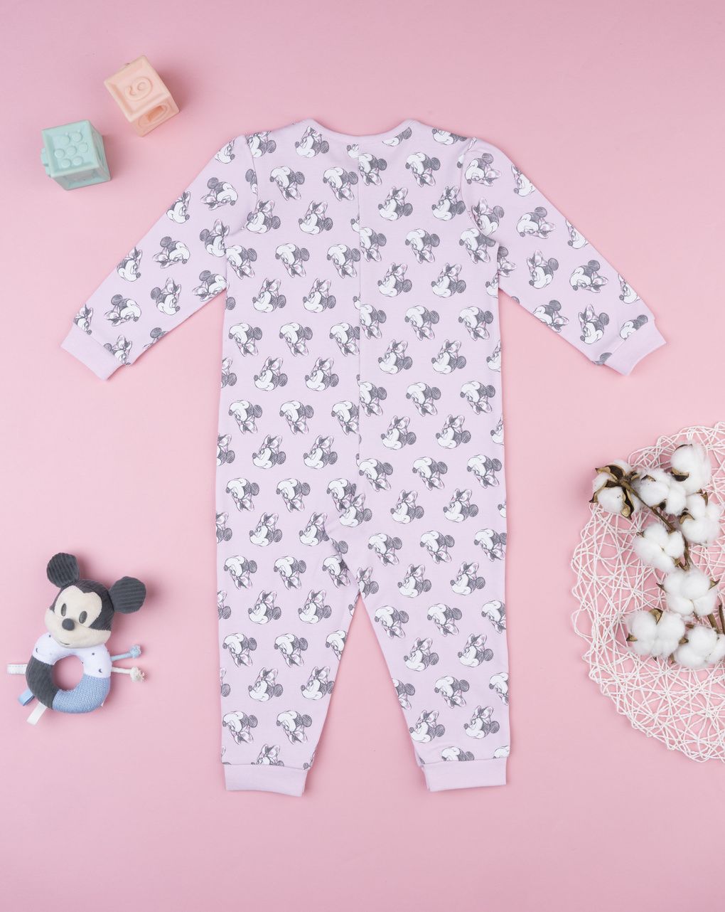 Pigiamone bimba rosa disney minnie