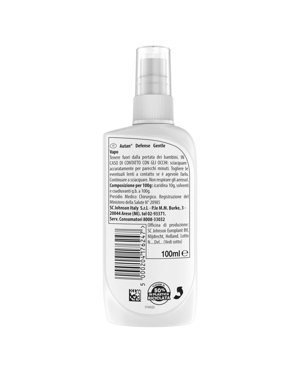 Defense gentle vapo 100ml - autan®