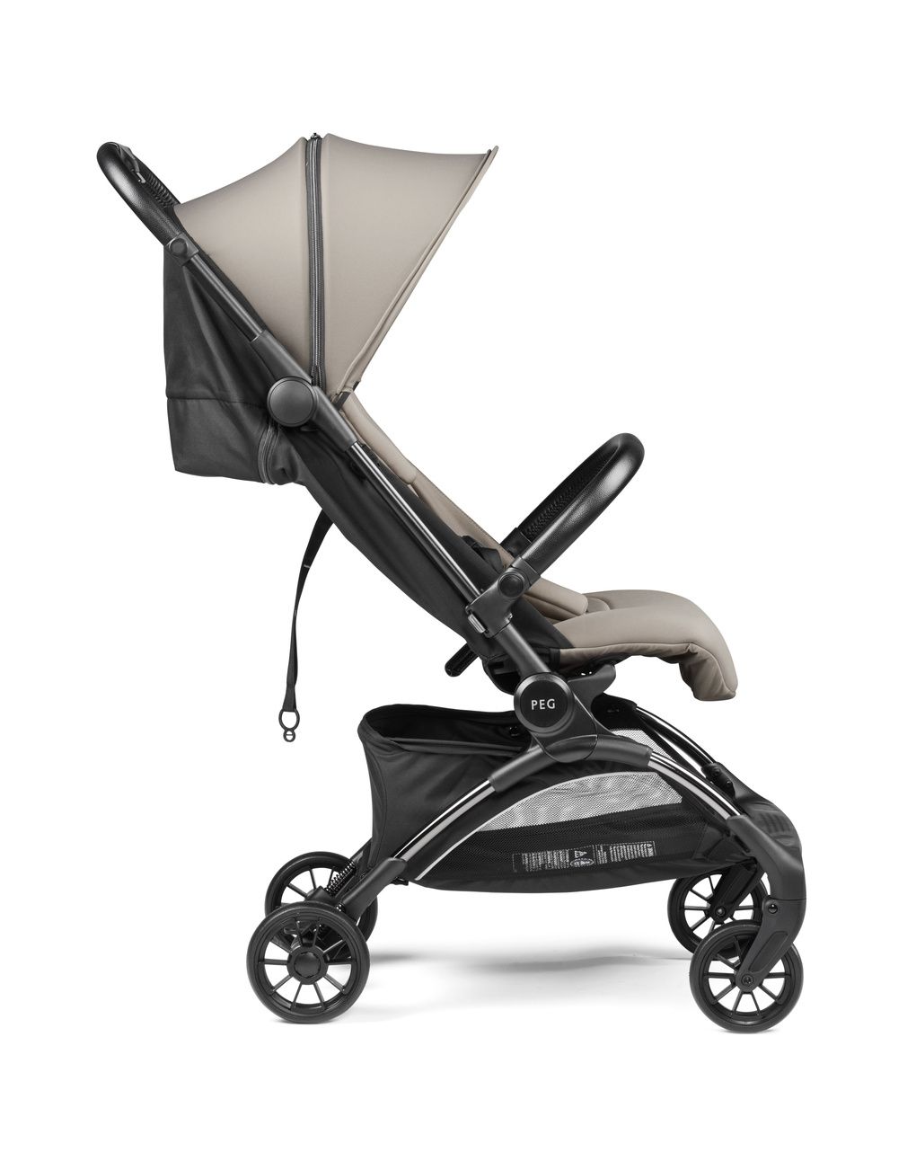 Passeggino ultracompatto volo - misty beige - peg
