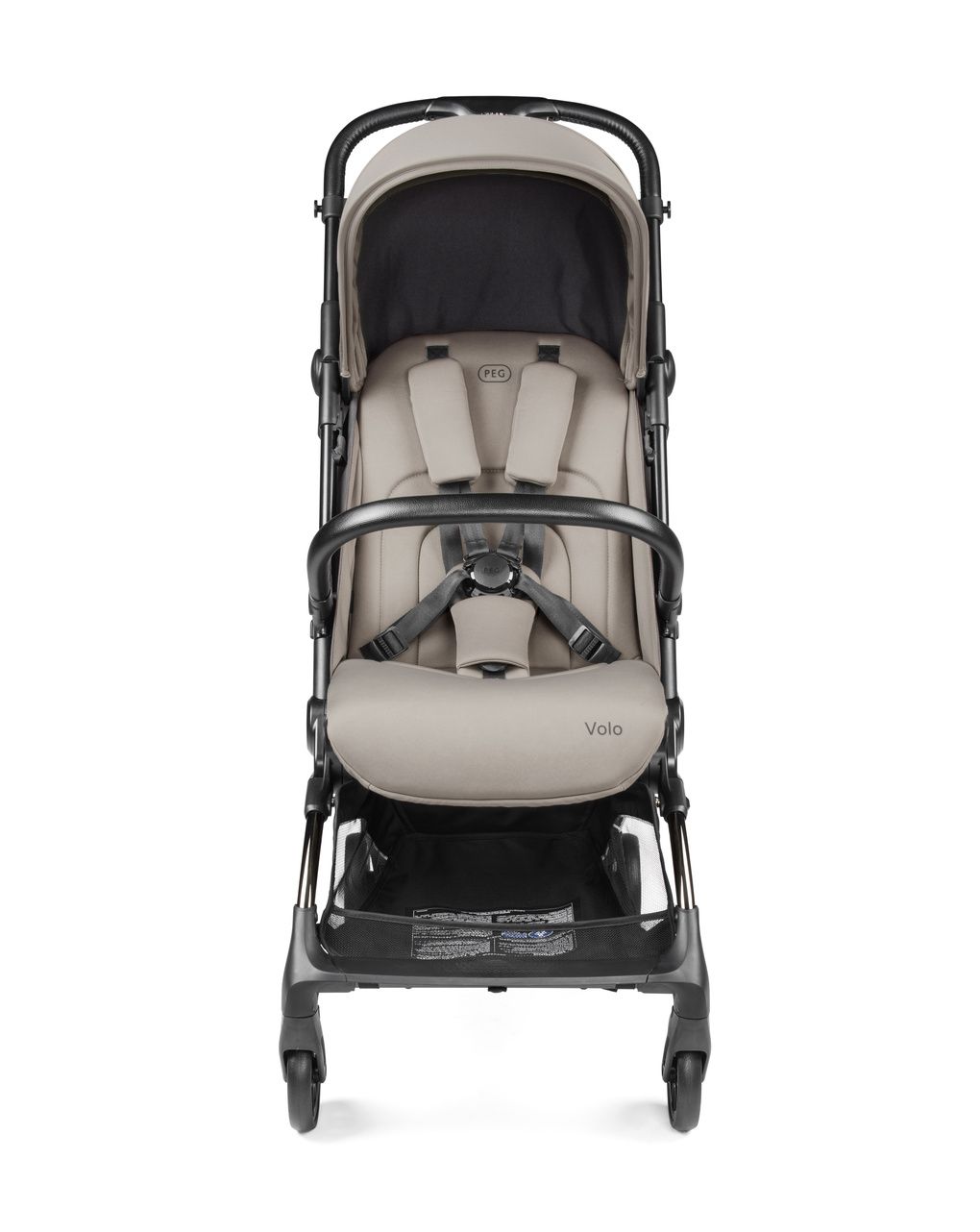 Passeggino ultracompatto volo - misty beige - peg