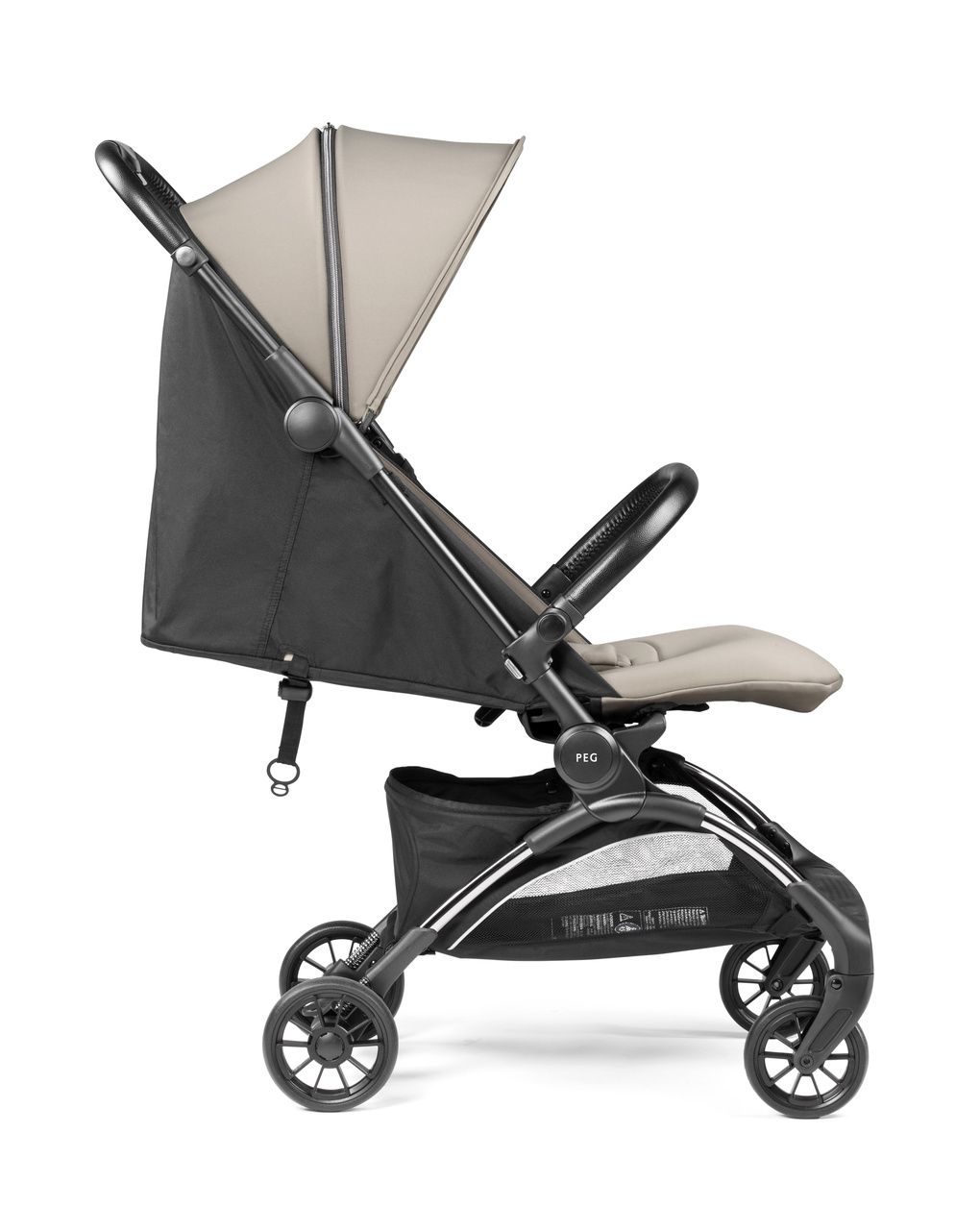 Passeggino ultracompatto volo - misty beige - peg
