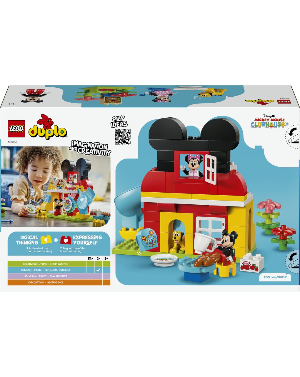 Lego duplo disney 10465 la casa di topolino con minnie e pluto