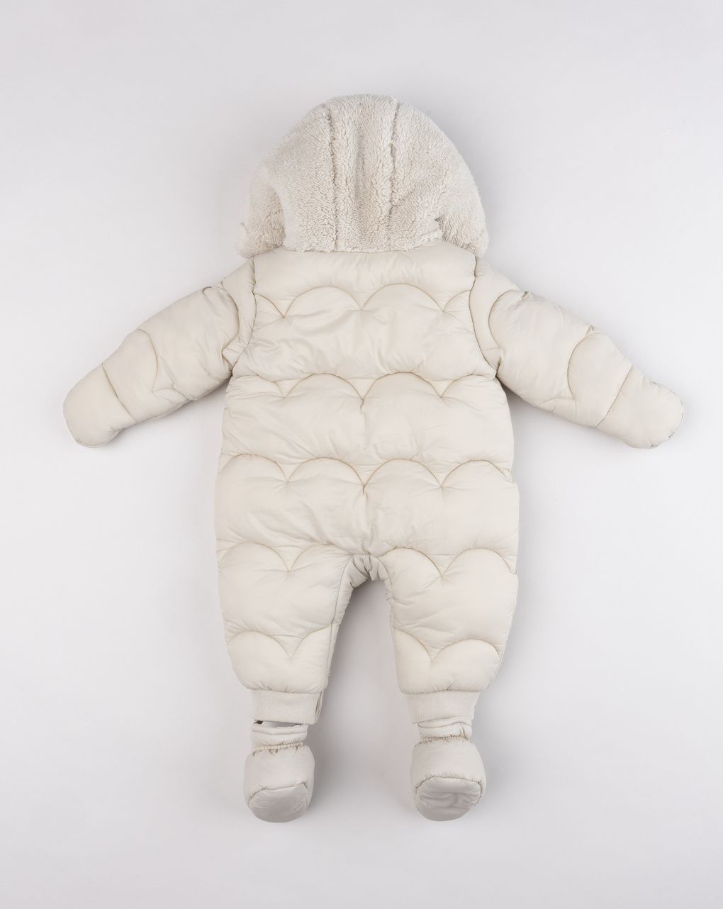 Tuta da neve neonato beige