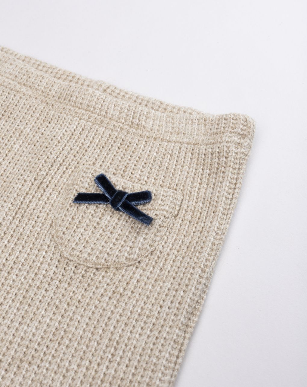 Pantalone tricot chic bimba beige