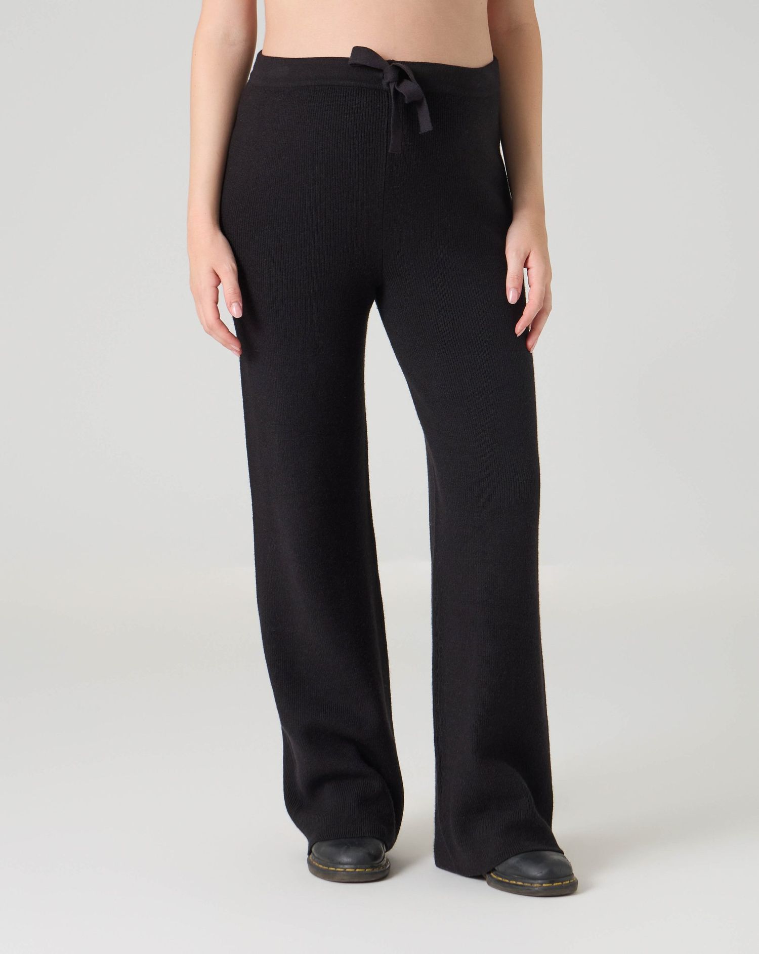 Pantalone premaman tricot nero