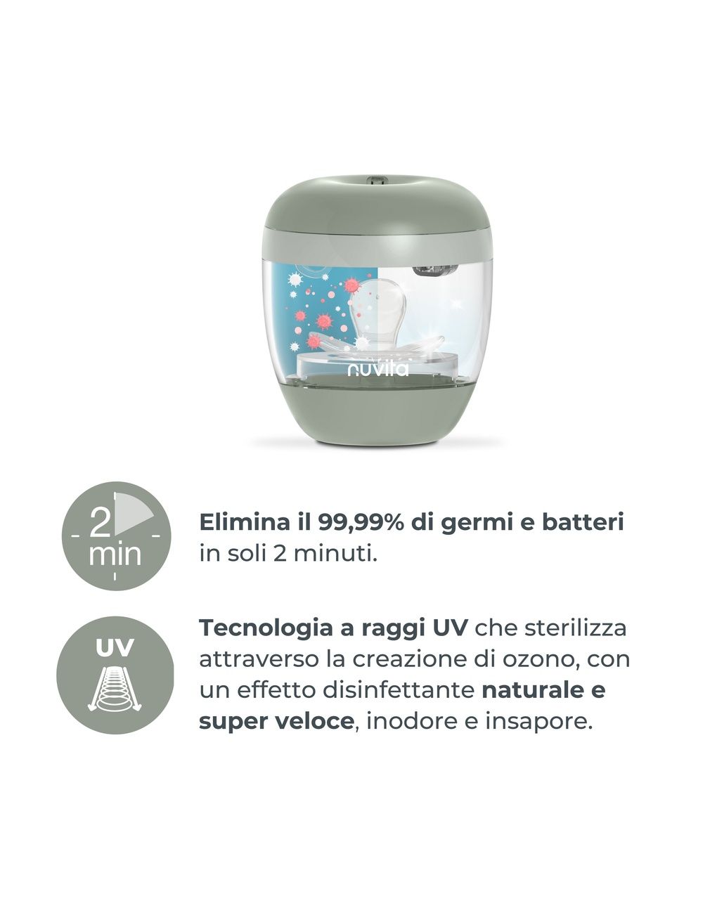 Sterilizzatore portatile mellyplus - 1556 - nuvita