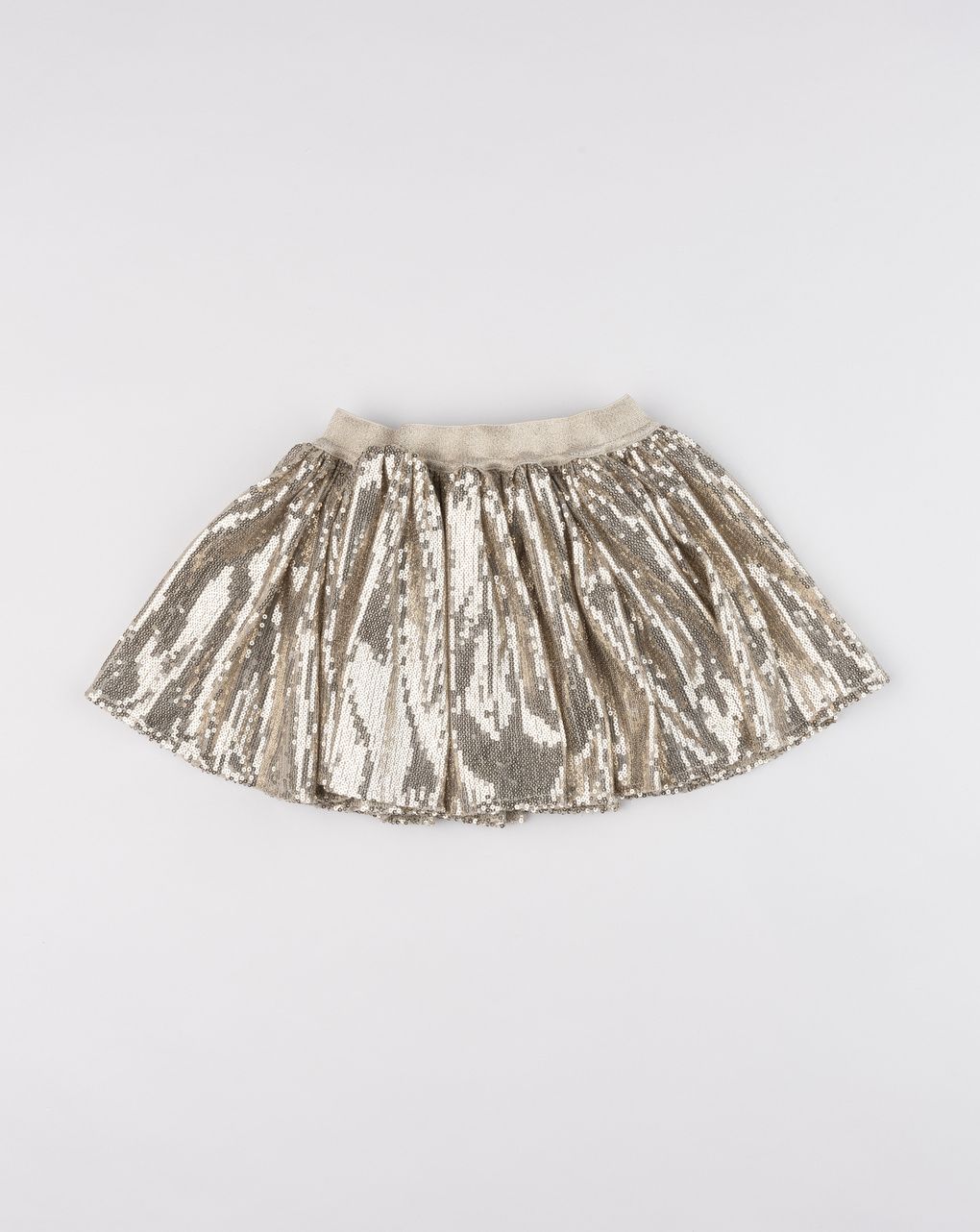 Gonna paillettes magic champagne bambina