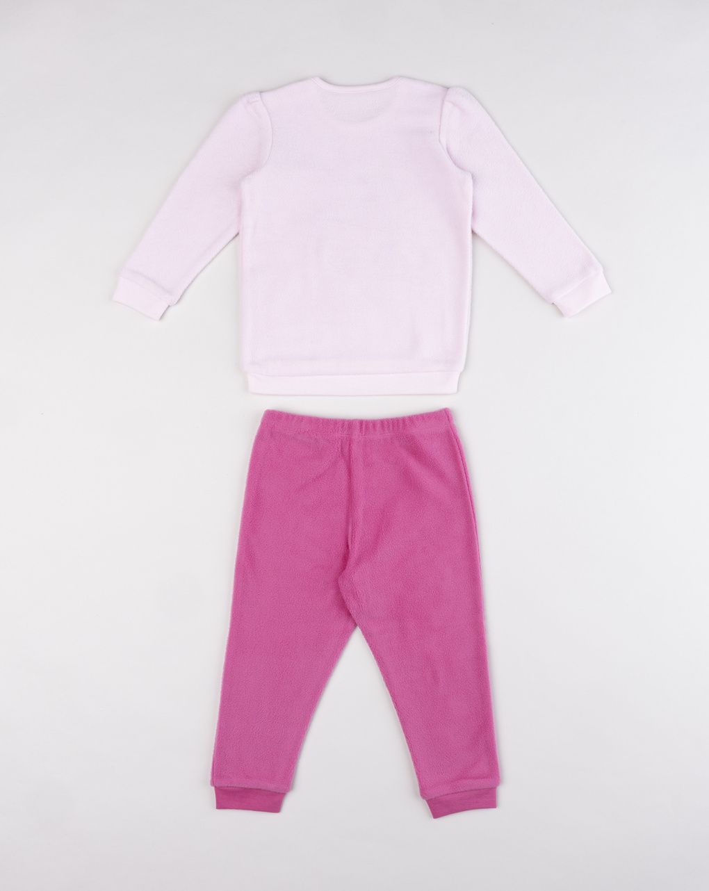 Pigiama invernale bimba in pile rosa con unicorno