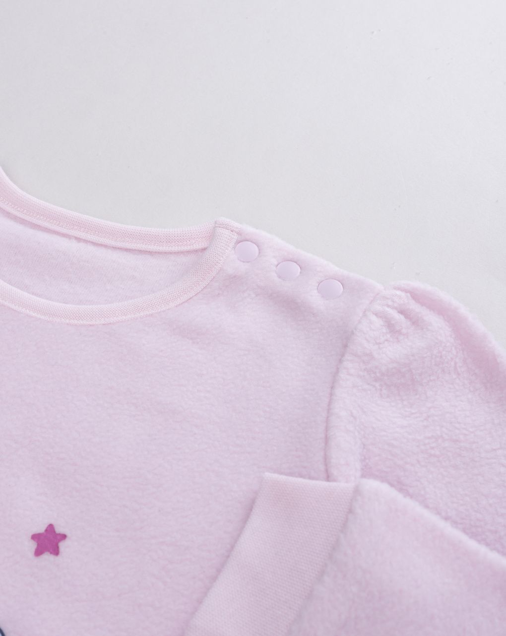 Pigiama invernale bimba in pile rosa con unicorno