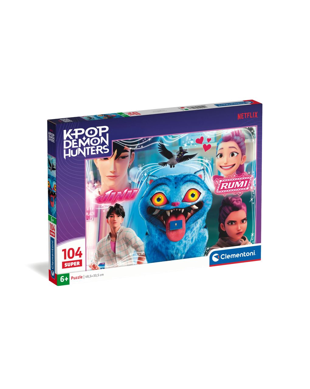 Clementoni - 27243 - puzzle 104 super kpop demon hunters -