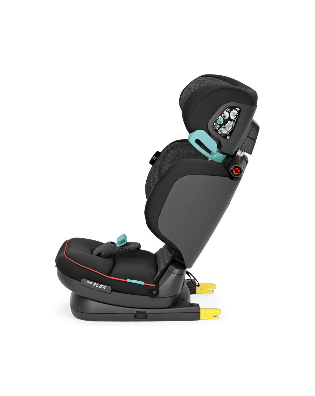 Seggiolino auto pieghevole i-size viaggio flex - 100-150 cm - active - peg