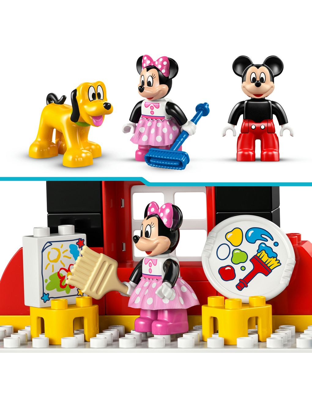 Lego duplo disney 10465 la casa di topolino con minnie e pluto