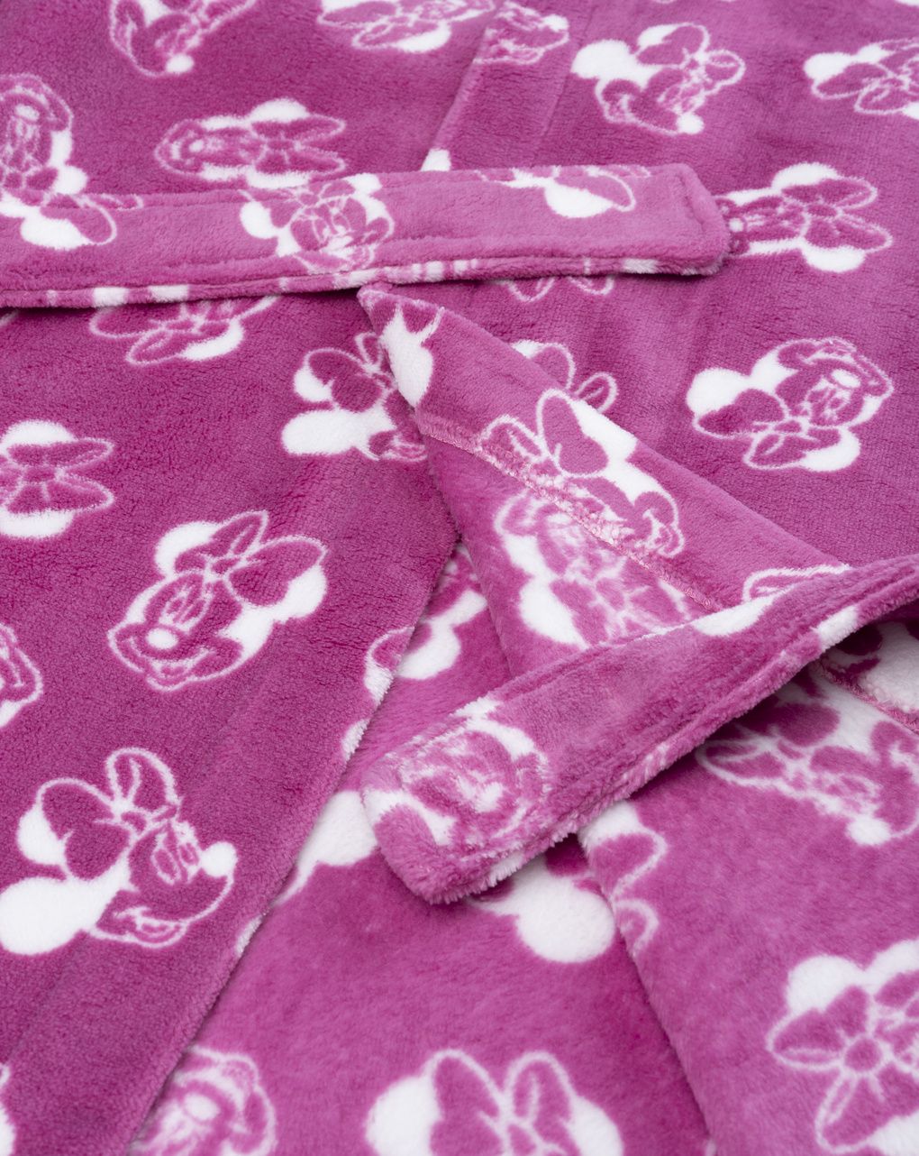 Vestaglia bambina minnie mouse con cappuccio fucsia