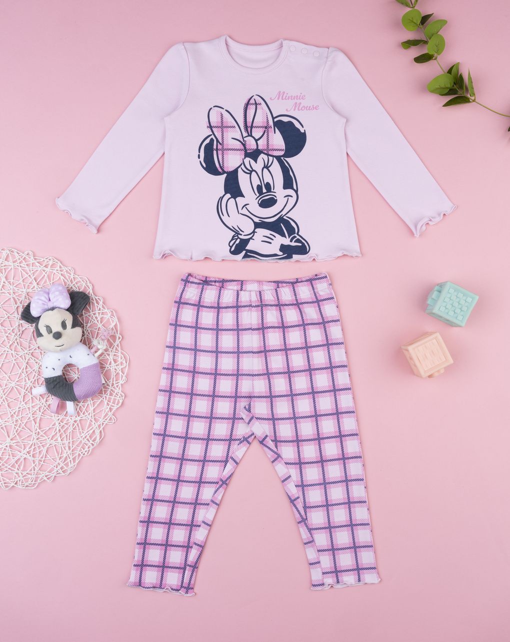 Pigiama bimba minnie lungo
