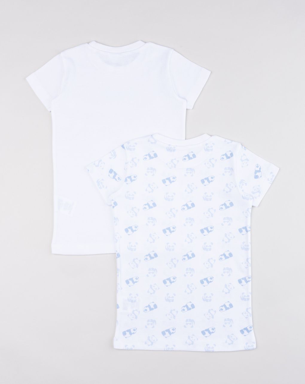 Pack 2 t-shirt intime bimbo bianche stampate
