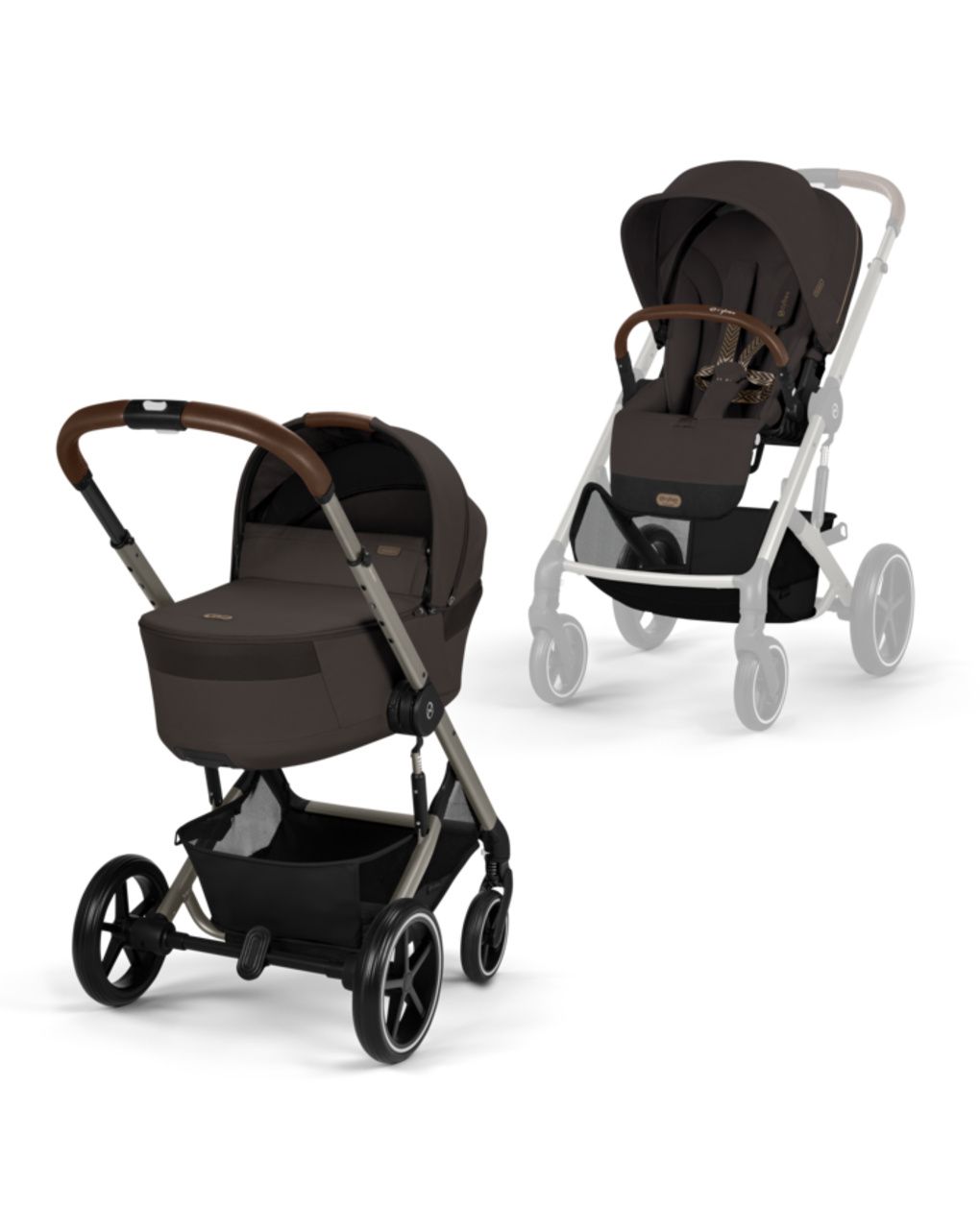 Duo balios s lux tpe nav. rich. chocolate brown - cybex