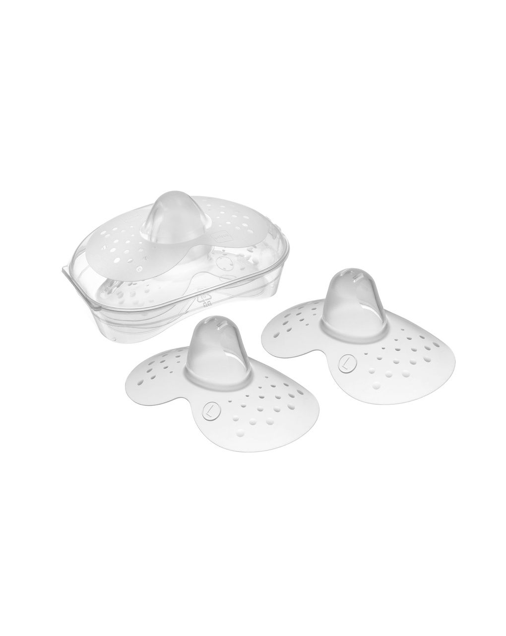 Mam paracapezzoli (set da 2), silicone ultrasottile skinsoft, superficie sagomata,neonato accessori utili con confezione sterilizzante, misura l