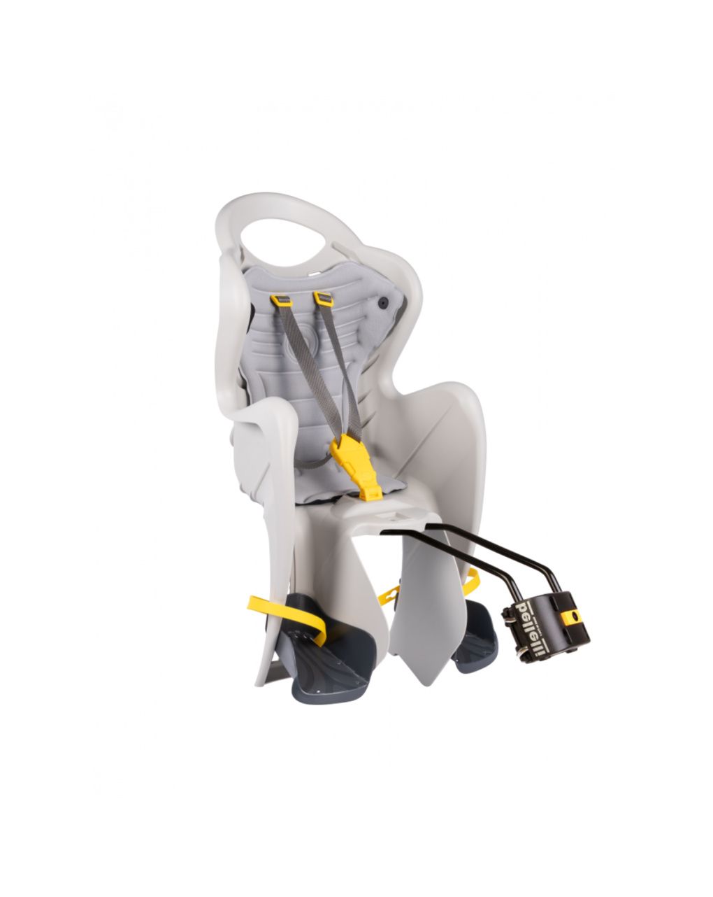 Seggiolino bici posteriore per bambini mr fox standard b-fix silk grey - bellelli