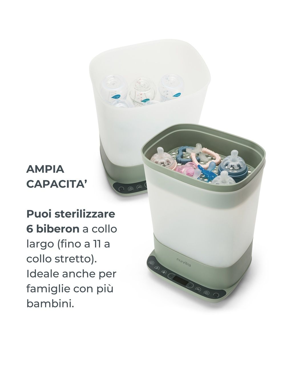 Sterilizzatore con asciugatura steridry 2-in-1  1088 - nuvita