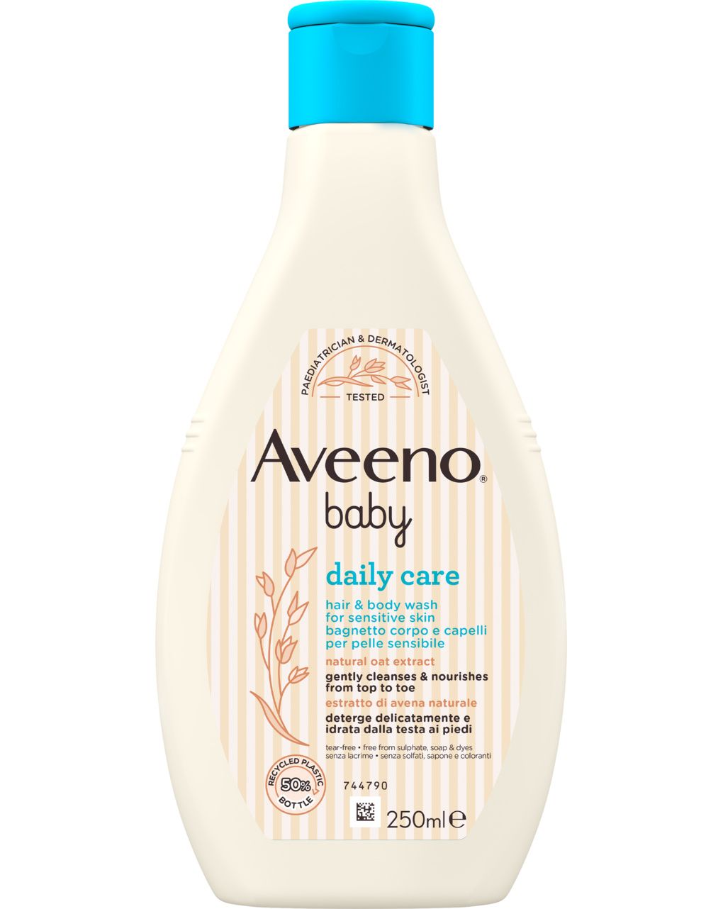 Bagnetto testa‑piedi baby 250 ml - aveeno