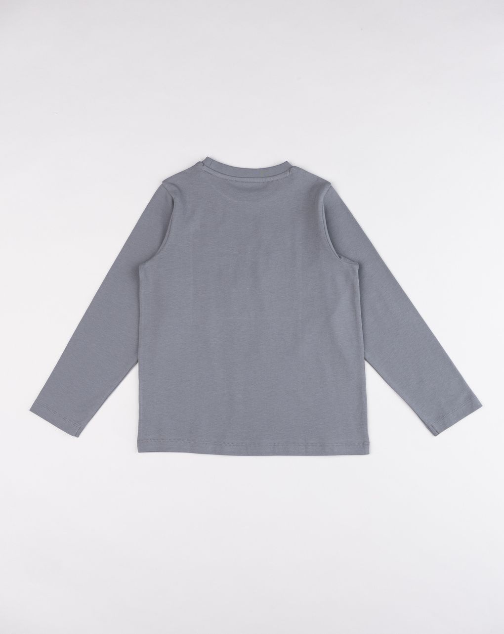 T-shirt manica lunga bimbo grigia stampata