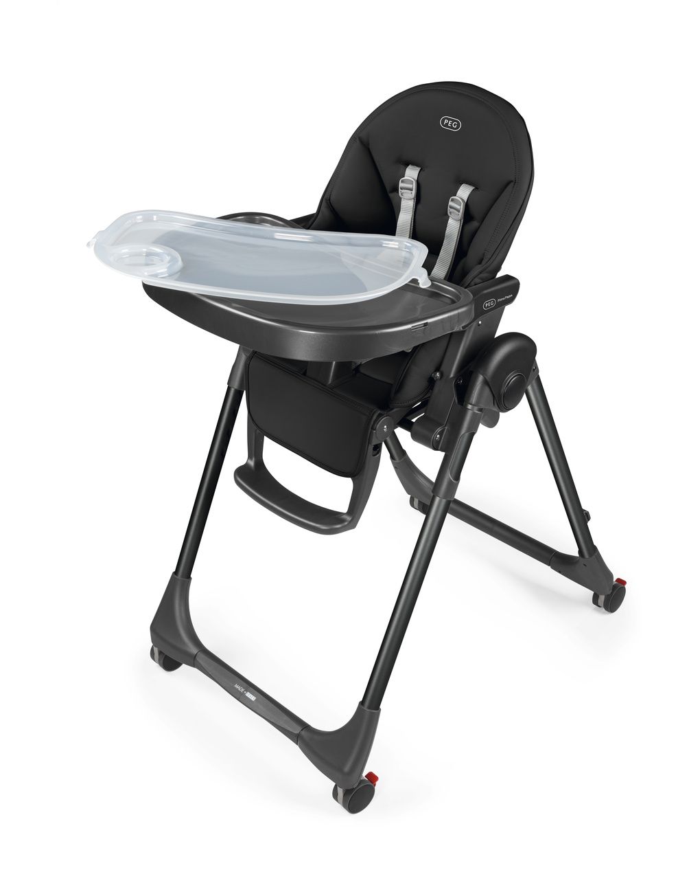 Seggiolone pappa prima pappa follow me plus - true black - peg