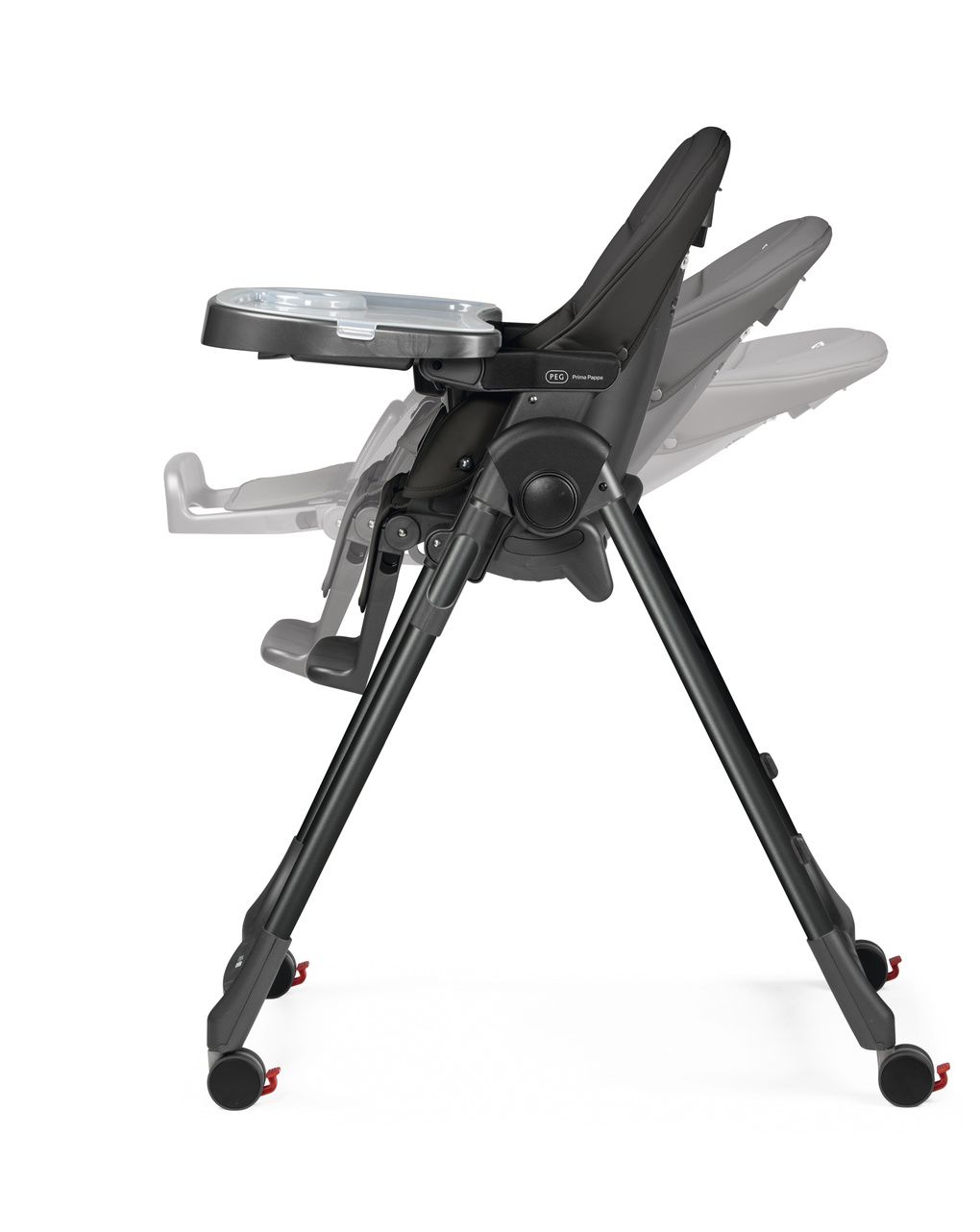 Seggiolone pappa prima pappa follow me plus - true black - peg