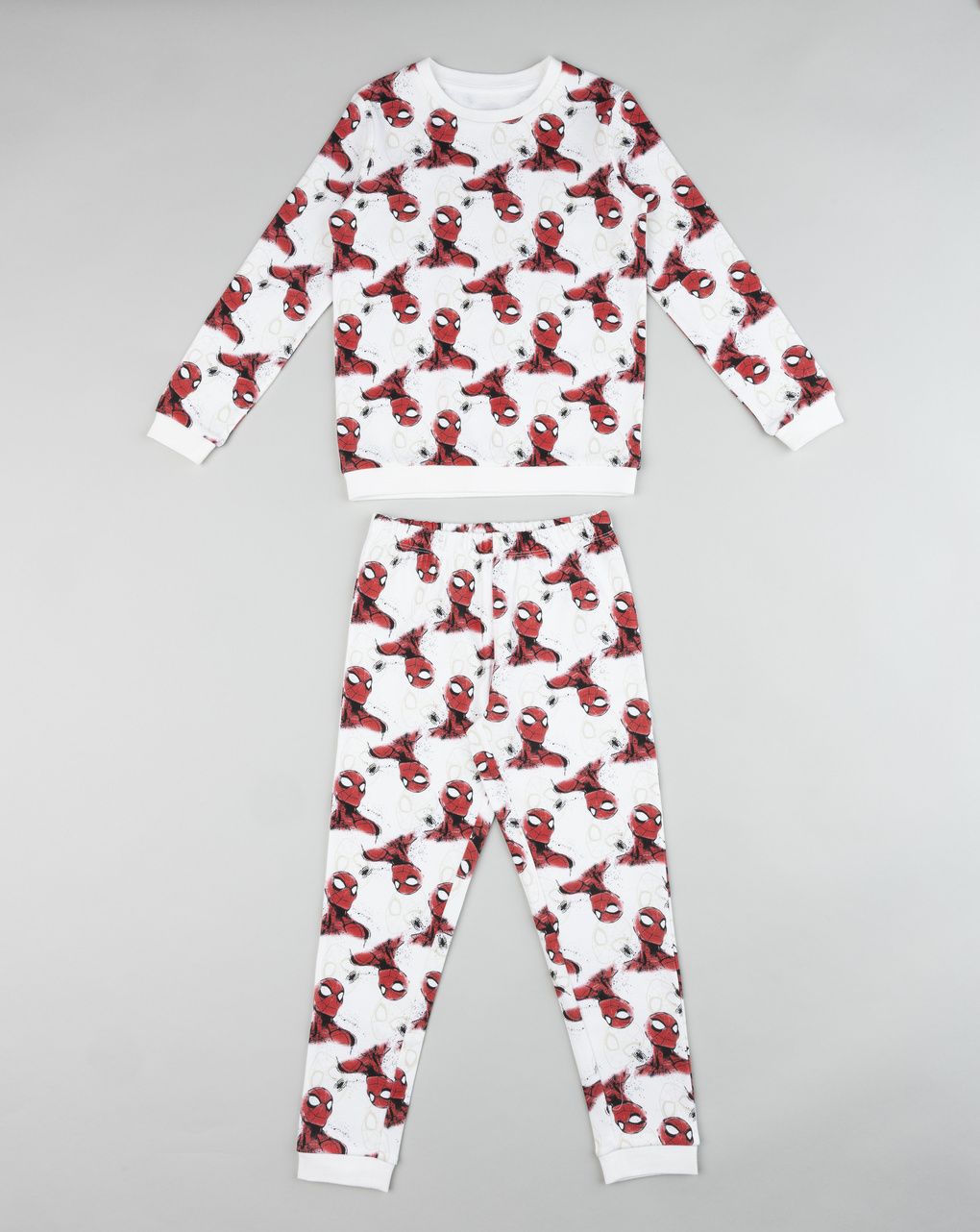 Pigiama lungo due pezzi bambino "spiderman"