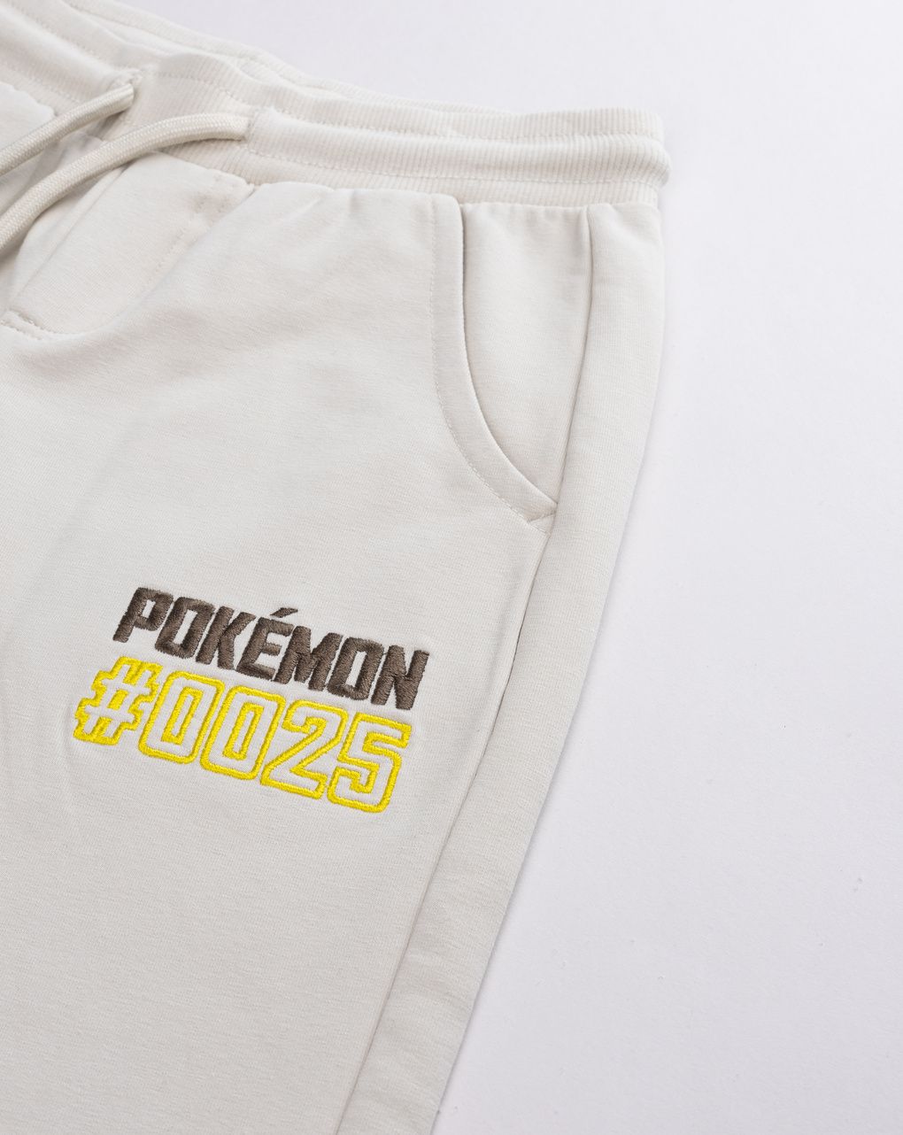 Pantaloni tuta bambino pokémon pikachu beige