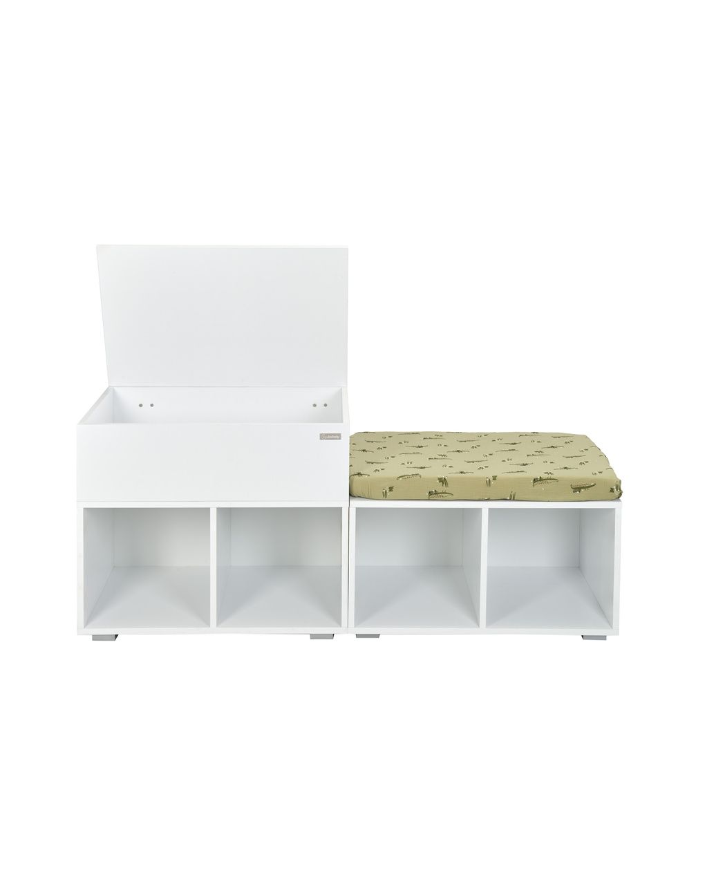 Sistema modulare domino struttura bianca + 2 ante naturali - italbaby
