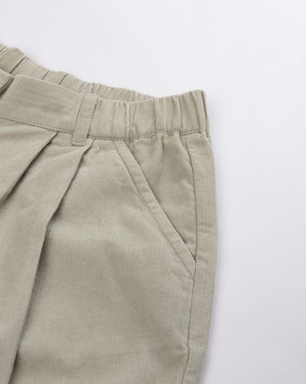 Shorts little wild verde militare bambina