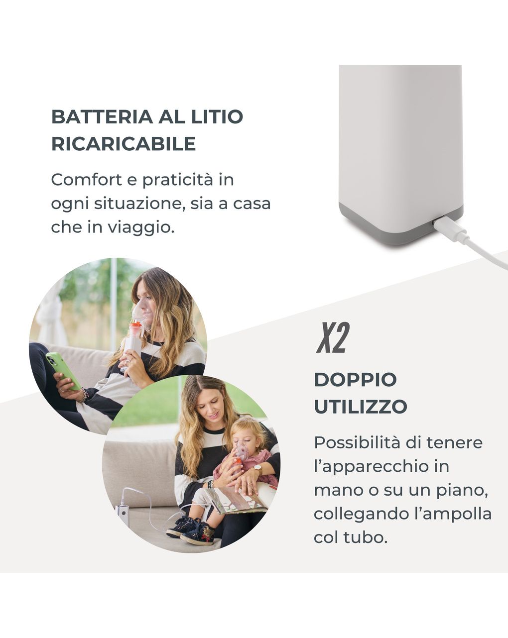 Aerosol a pistone portatile 5030 - nuvita