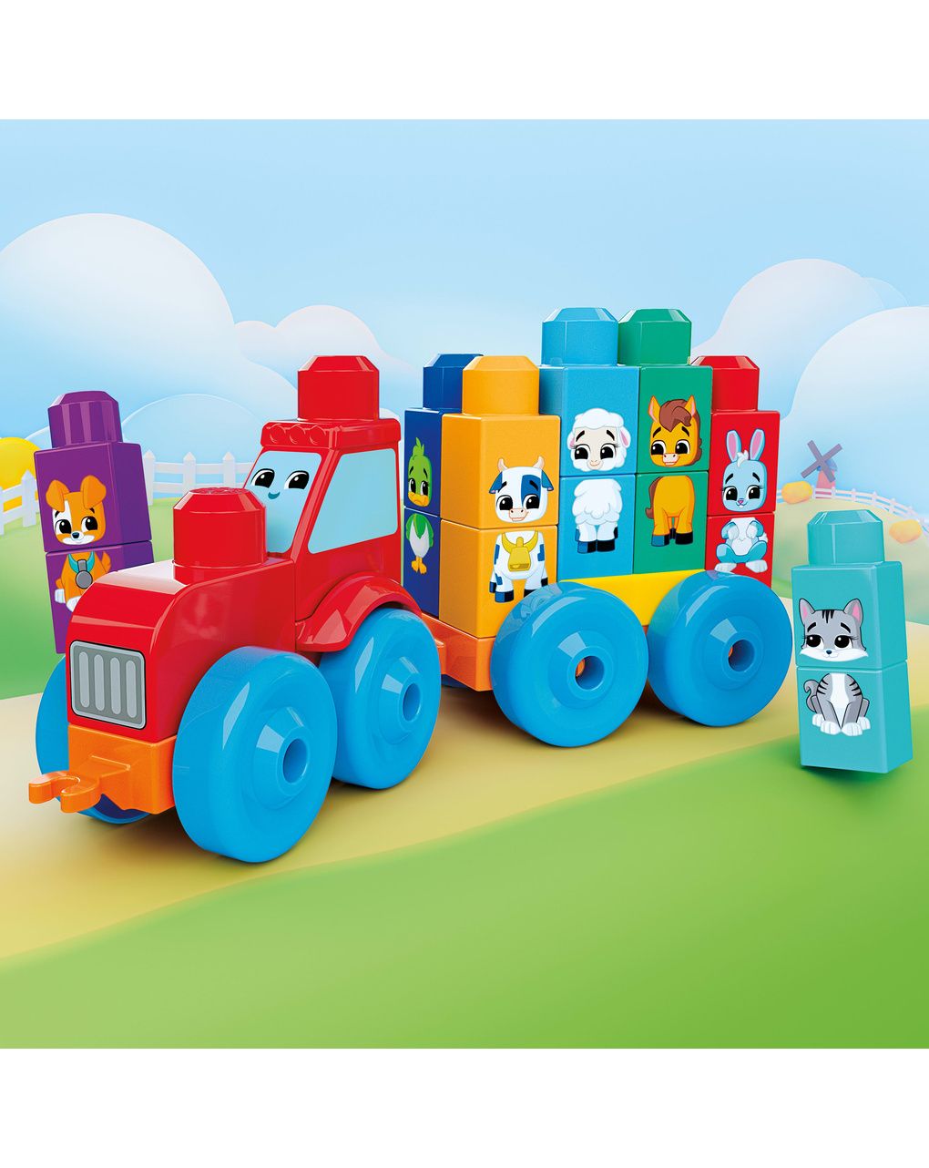 Mega bloks - trattore degli animali