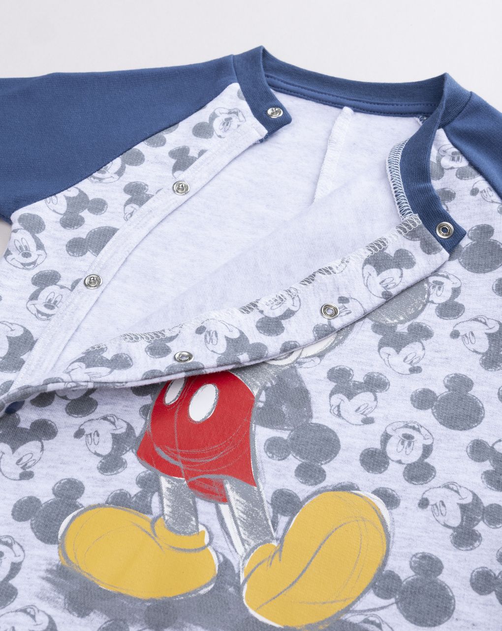 Pigiamone intero felpato bimbo mickey mouse