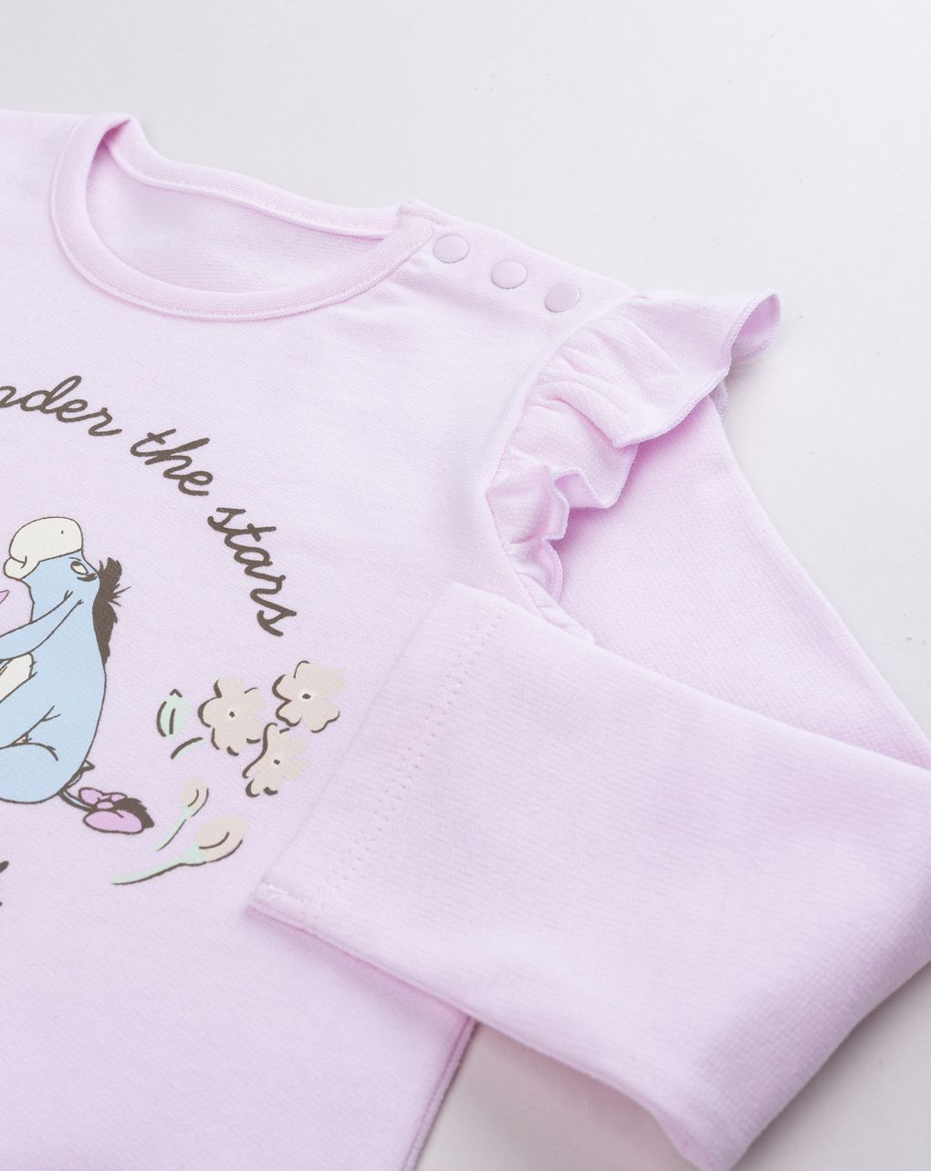 Pigiama felpato bimba rosa winnie the pooh