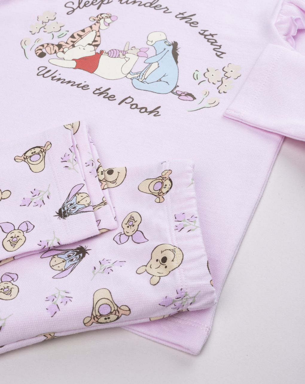 Pigiama felpato bimba rosa winnie the pooh