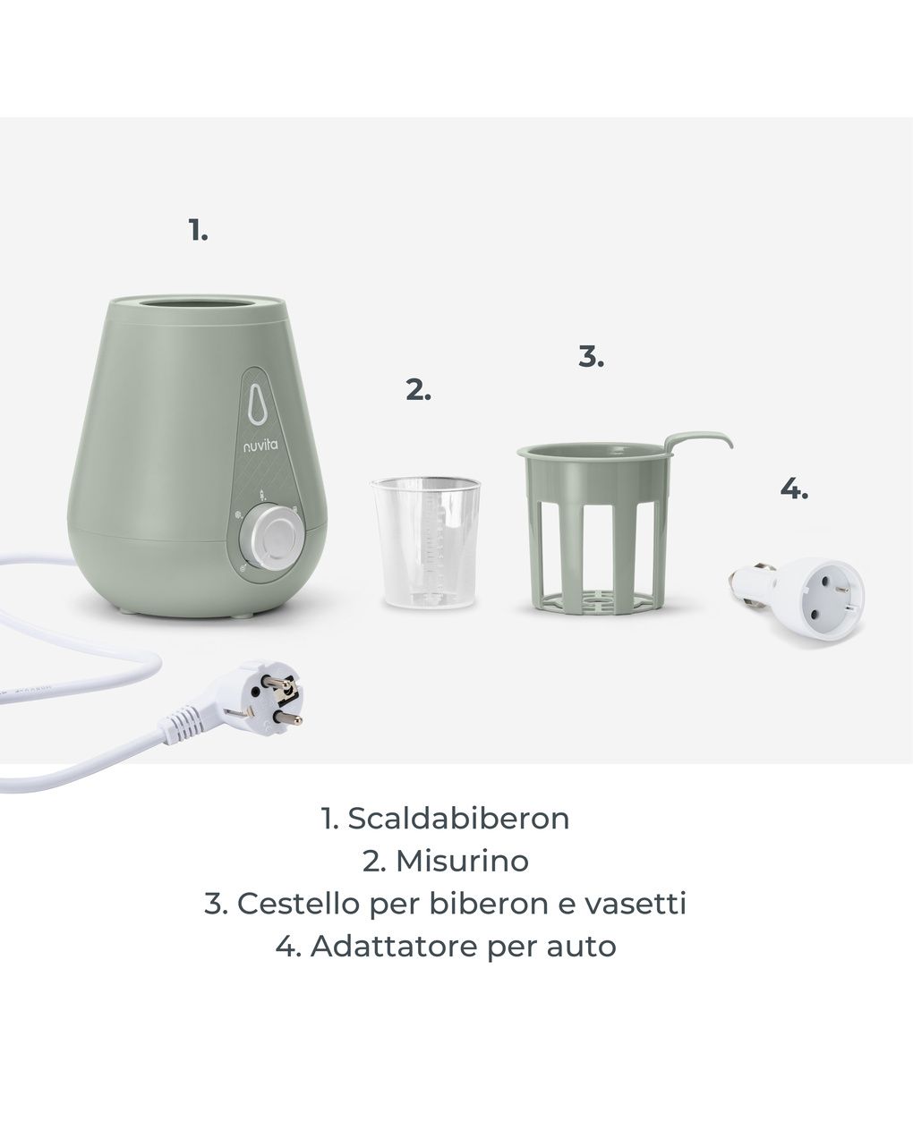 Scaldabiberon casa/auto 1165 - nuvita