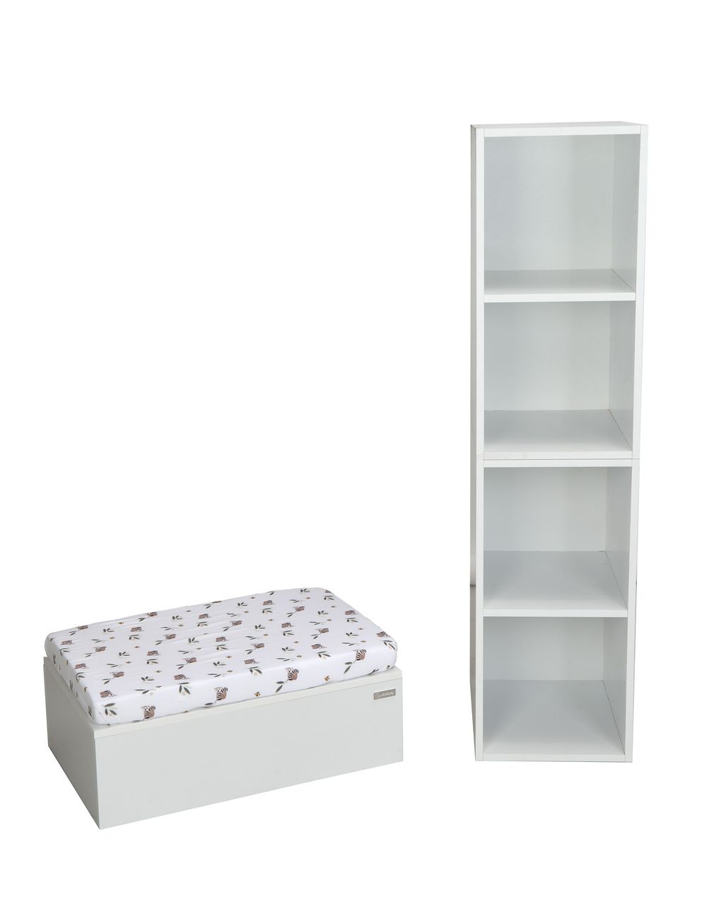 Sistema modulare domino struttura bianca + 2 ante naturali - italbaby