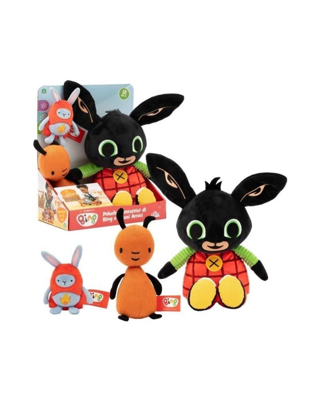 Bing peluche interattivo con flop e hoppity