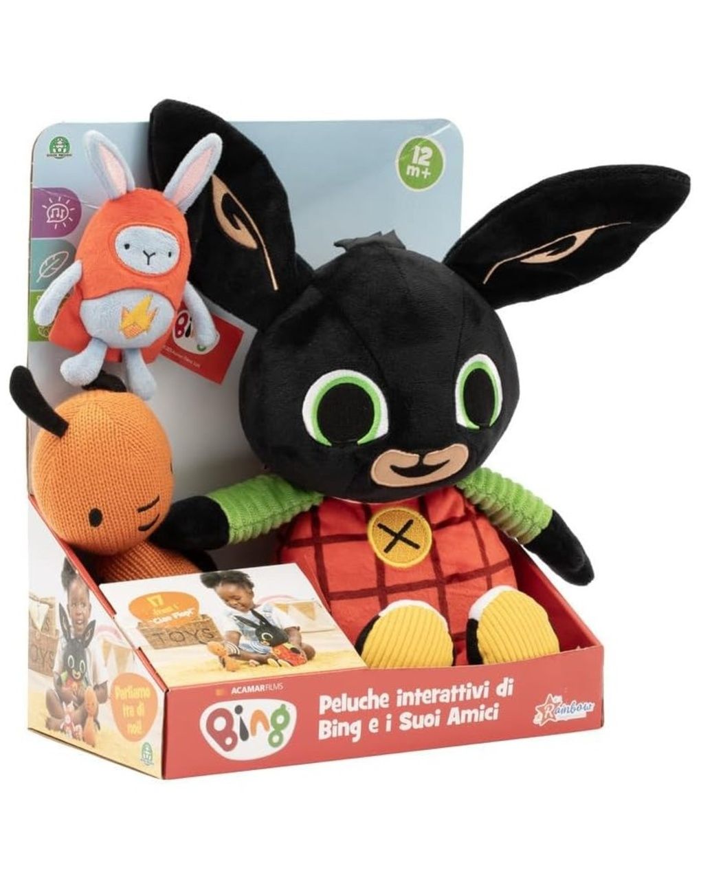 Bing peluche interattivo con flop e hoppity